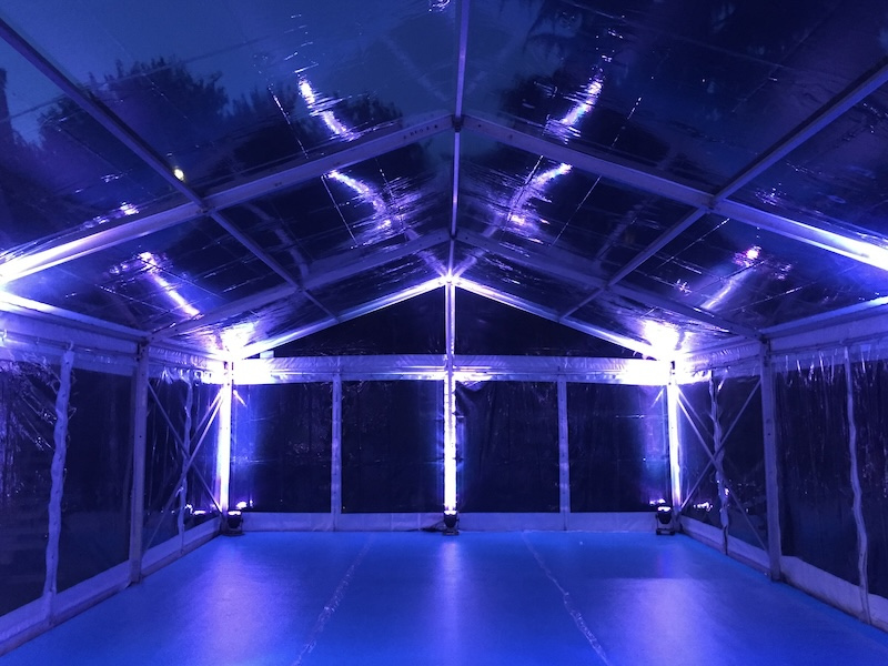 location tente cristal 6x15m bar-mitsva jardin privé Paris 75 – duoZ events 