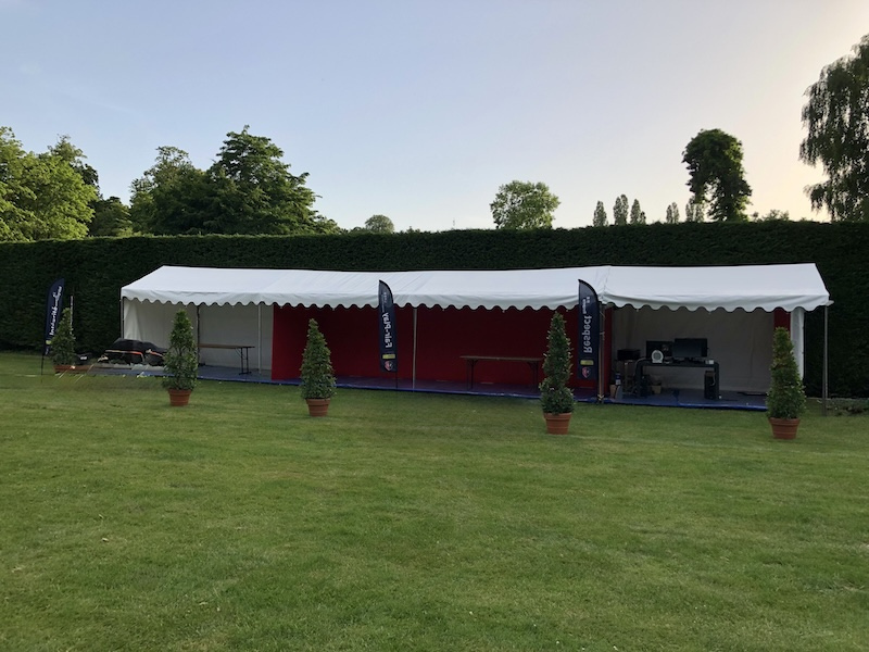 location tente avec cloisons tournoi Open des Jeunes Stade Français Saint-Cloud 92 – DuoZ Events