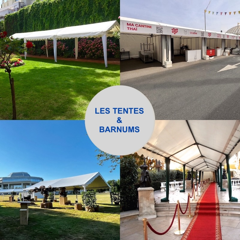 Location de tentes et barnums de réception pour mariages, événements et réceptions en Yvelines et région Parisienne