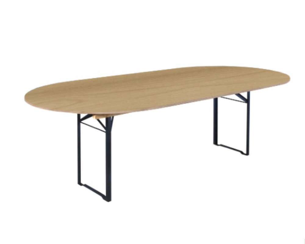 Location de Table Ovale Plateau pour 12 personnes, centre de table des mariés, mobilier événementiel
